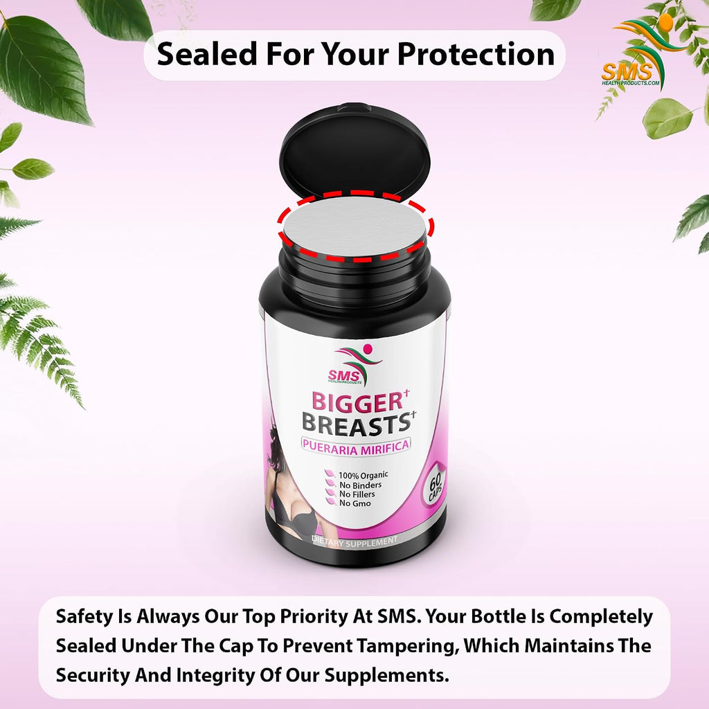 Pueraria Mirifica 500mg Root Extract - Suplemento Herbal para el Bienestar Femenino, 60 Cápsulas Veganas