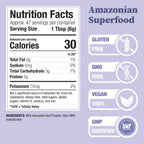 Nature Restore Acai Berry Powder Wild Harvested, 10 Ounces (283g)