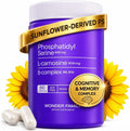 WONDER FAMILY Fosfatidilserina 600 mg con L-Carnosina 500 mg + B6, B12 y Ácido Fólico - Complejo de PS de Lecitina de Girasol sin Soja - 60 Cápsulas