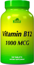 ALFA VITAMINS Vitamina B12 1000 mcg - 100 Comprimidos