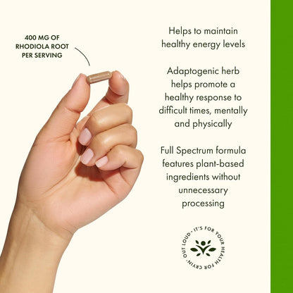 Swanson Rhodiola Rosea Root - 4 mg, 100 – Ayuda a mantener un sueño reparador tras periodos de estrés. – Image 3