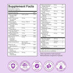 Premom Vitaminas Prenatales con DHA - Complejo Multivitamínico y Omega-3 (Cápsulas + Softgels)