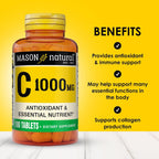 MASON NATURAL Vitamina C 1,000 mg, 300 Comprimidos
