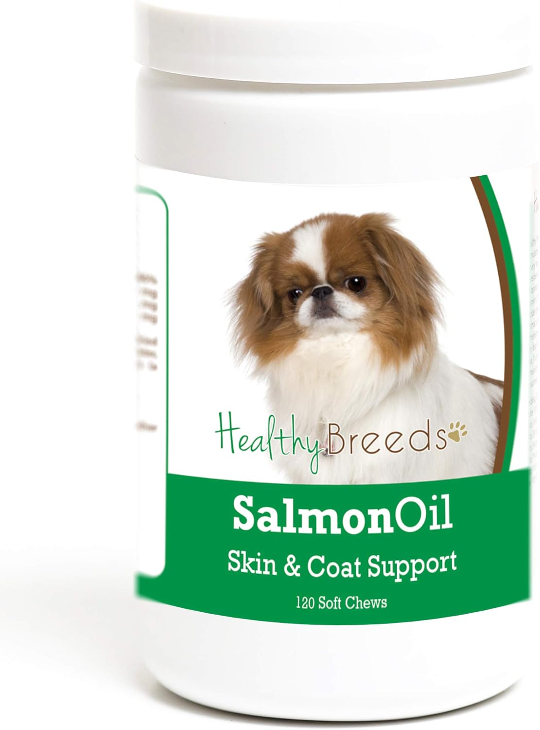 Healthy Breeds Japanese Chin Salmon Oil Soft Chews 120 Count