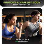 Nutrology Greens & Fruits Powder - Mezcla de frutas y verduras, remolacha, setas, probióticos, enzimas digestivas, fibra, antioxidantes - Sabor Chocolate - 30 raciones