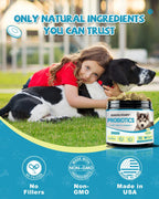 Probióticos para Perros con Prebióticos, Leche de Cabra, Omega 3 y Vitaminas - 120 Masticables