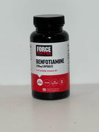 Force Factor Benfotiamina Plus Tiamina, Vitamina B1 Liposoluble de Alta Absorción, No GMO, Vegano, 90 Cápsulas Vegetales