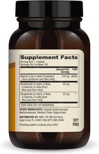 Dr. Mercola Vitamina E, 90 cápsulas, 134 mg por cápsula, Suplemento alimenticio