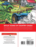 Creative Haven Country Farm Scenes Coloring Book: Libro de colorear para adultos - Escenas de granja