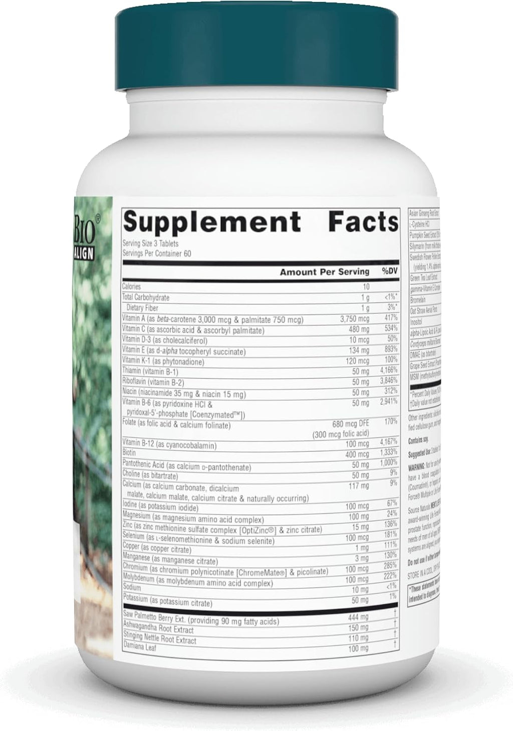 Source Naturals Men's Life Force - Multivitamínico y Mineral para Hombres, 180 Comprimidos