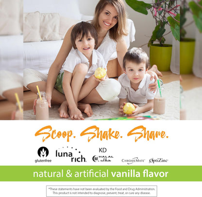 RELIV Now for Kids Vainilla - Batido – Proteína vegetal: 5 gramos por ración que ayudan al crecimiento y – Image 4