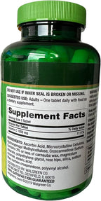 Finest Nutrition Vitamina C con Escaramujo 1000mg, 200 Comprimidos