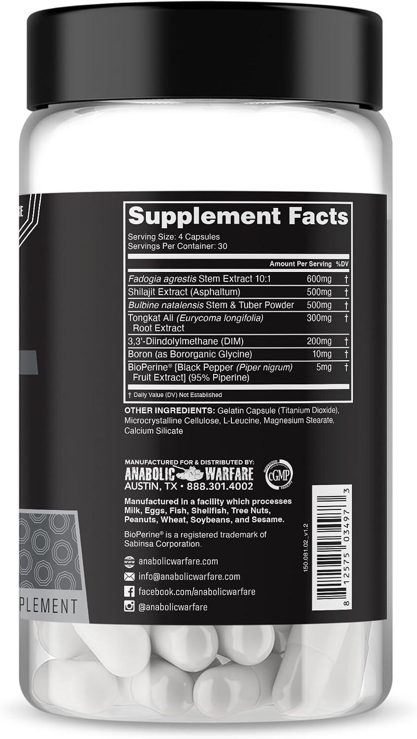 Anabolic Warfare Project Test – Apoyo Muscular y Hormonal con Botánicos