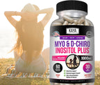 Kaya Naturals Myo & D-Chiro Inositol Plus 60 Cápsulas - Complemento Alimenticio con Vitamina B8