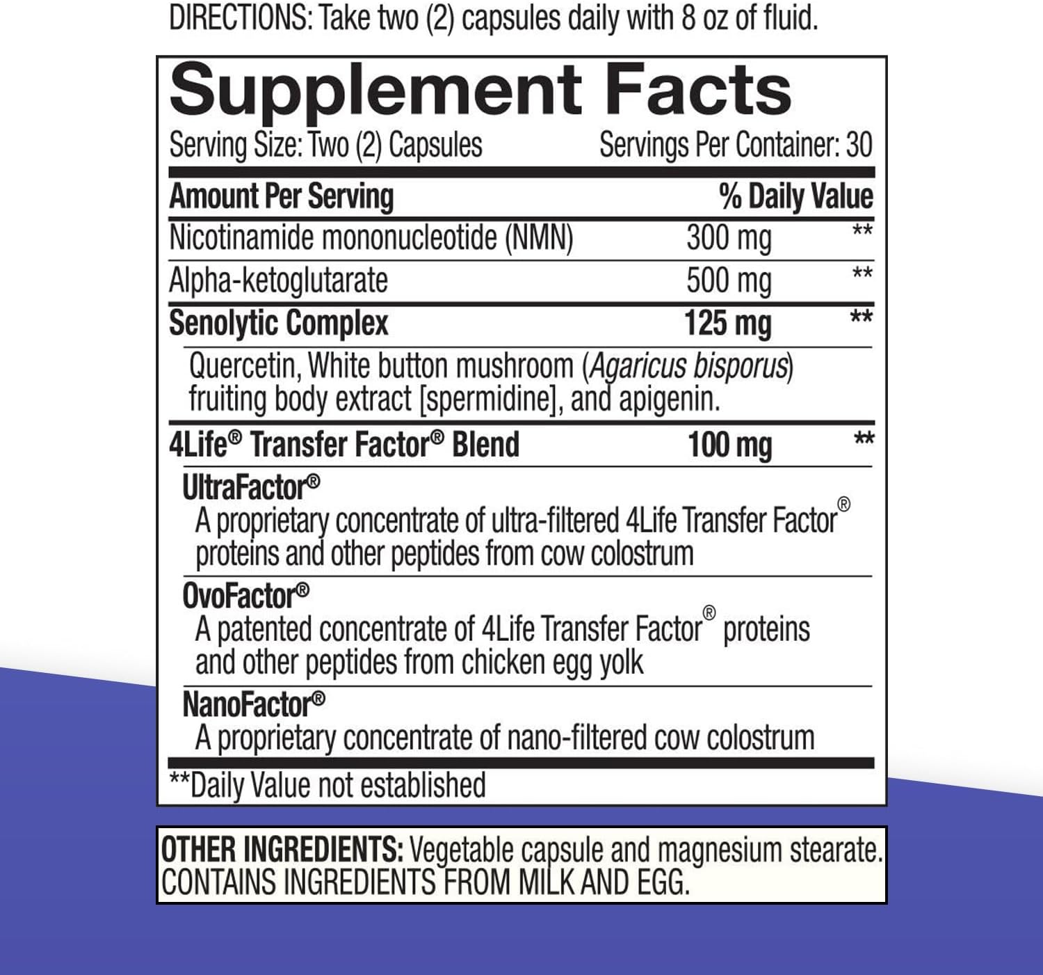 4Life Transfer Factor AgePro - Apoyo al Envejecimiento Saludable con NMN (60 Cápsulas)