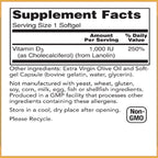 Baar Vitamina D-3, Softgels