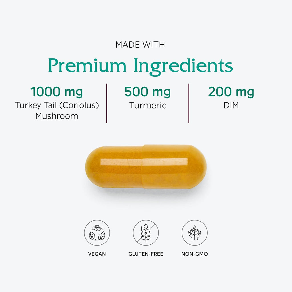 Vitanica CCDG Blend - Suplemento de Apoyo Inmunológico con Té Verde y Cúrcuma - 90 Cápsulas Veganas