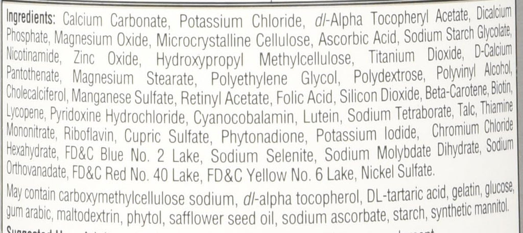 Equate Multivitamínico para Adultos 50+ - 220 Comprimidos