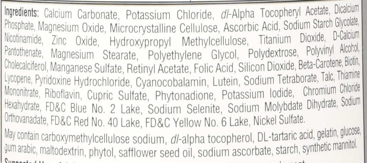 Equate Multivitamínico para Adultos 50+ - 220 Comprimidos