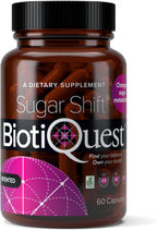 BiotiQuest Sugar Shift Probiótico - Reduce Antojos de Azúcar y Carbohidratos, 22B UFC, 60 Cápsulas