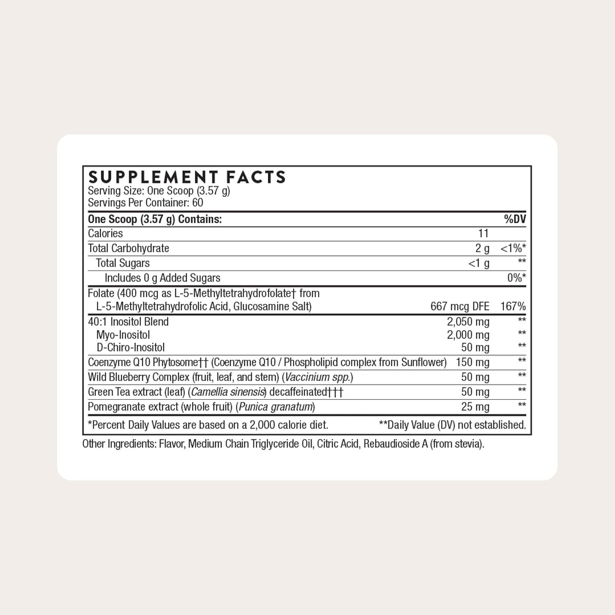THORNE Ovarian Care - Salud Ovárica y – Coenzima Q10 (CoQ10): Esencial para la producción de energía en las – Image 2