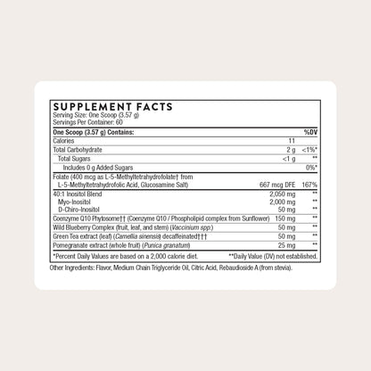 THORNE Ovarian Care - Salud Ovárica y – Coenzima Q10 (CoQ10): Esencial para la producción de energía en las – Image 2