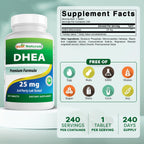 Best Naturals DHEA 25 mg - 240 Cápsulas