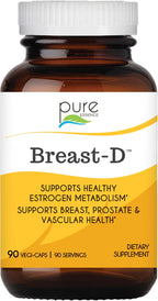 Breast D - Complemento Alimenticio con Vitamina D3, Calcio, Té Verde y Licopeno, 90 Cápsulas