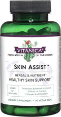 Vitanica Skin Assist, Apoyo Cutáneo, Vegano, 90 Cápsulas