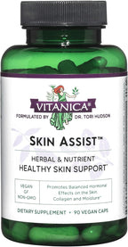 Vitanica Skin Assist, Apoyo Cutáneo, Vegano, 90 Cápsulas