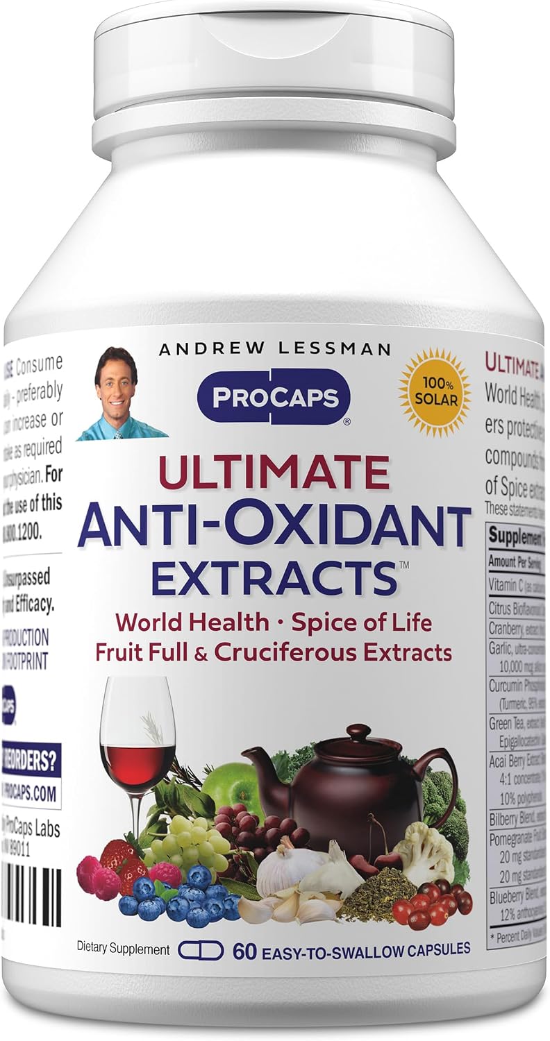 ANDREW LESSMAN Ultimate Anti-Oxidant Extracts - 60 Cápsulas