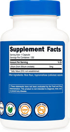 Nutricost Orotato de Litio 5mg, 120 Cápsulas