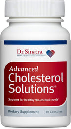 Dr. Sinatra's Advanced Cholesterol Solutions - Suplemento para la Salud del Corazón con Bergamota Cítrica, 30 Cápsulas