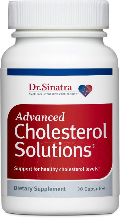 Dr. Sinatra's Advanced Cholesterol Solutions - Suplemento para la Salud del Corazón con Bergamota Cítrica, 30 Cápsulas – Image 1