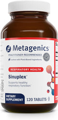 Metagenics Sinuplex - Complejo Respiratorio e Inmunológico con Vitamina C, Quercetina, Ortiga, NAC y Bromelina