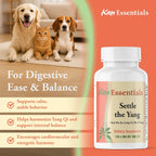 Kan Herb Company Settle the Yang – 120 Tablets for Dogs and Cats