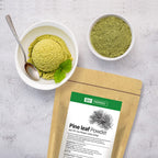 ONDAMGO Polvo Natural de Agujas de Pino 200g - 100% Hoja de Pino en Polvo