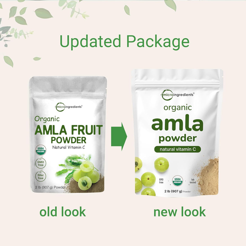 Organic Amla (Amalaki) Powder | 907g | Micro Ingredients
