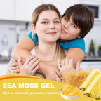 SumDIP Gel de Musgo de Mar Irlandés 18.5 oz - Sabor Piña