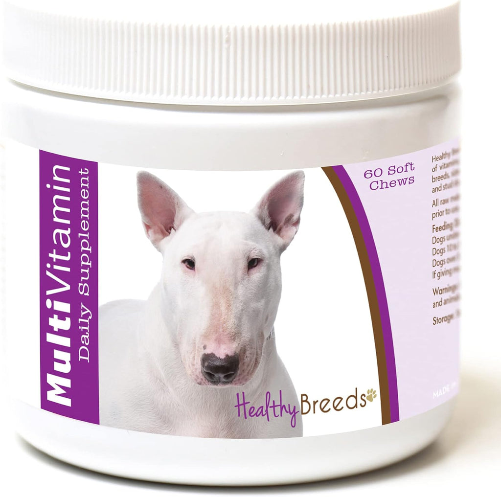 Healthy Breeds Multivitamínico para Perros Bull Terrier - 60 Masticables Blandos