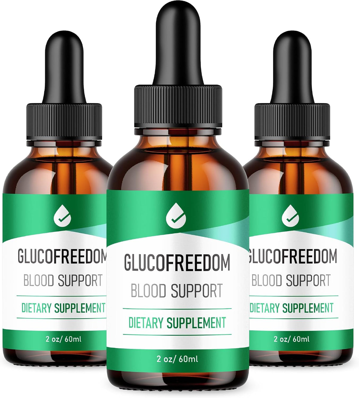 GlucoFreedom Drops (3 Pack) - Fórmula – Fácil dosificación: Las gotas permiten ajustar la cantidad según las – Image 1