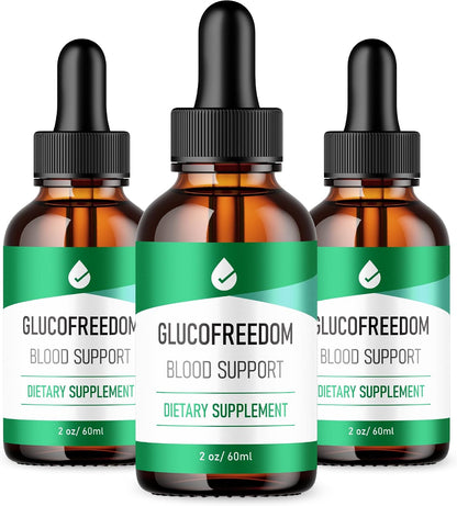 GlucoFreedom Drops (3 Pack) - Fórmula – Fácil dosificación: Las gotas permiten ajustar la cantidad según las – Image 1