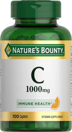 Nature's Bounty Vitamin C 1000 mg, Immune Support, Antioxidant, 100 Tablets