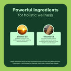 WellWithAll Vitamina D3 5000 UI (125 mcg) con Vitamina K2 100 mcg - 60 Cápsulas Veganas