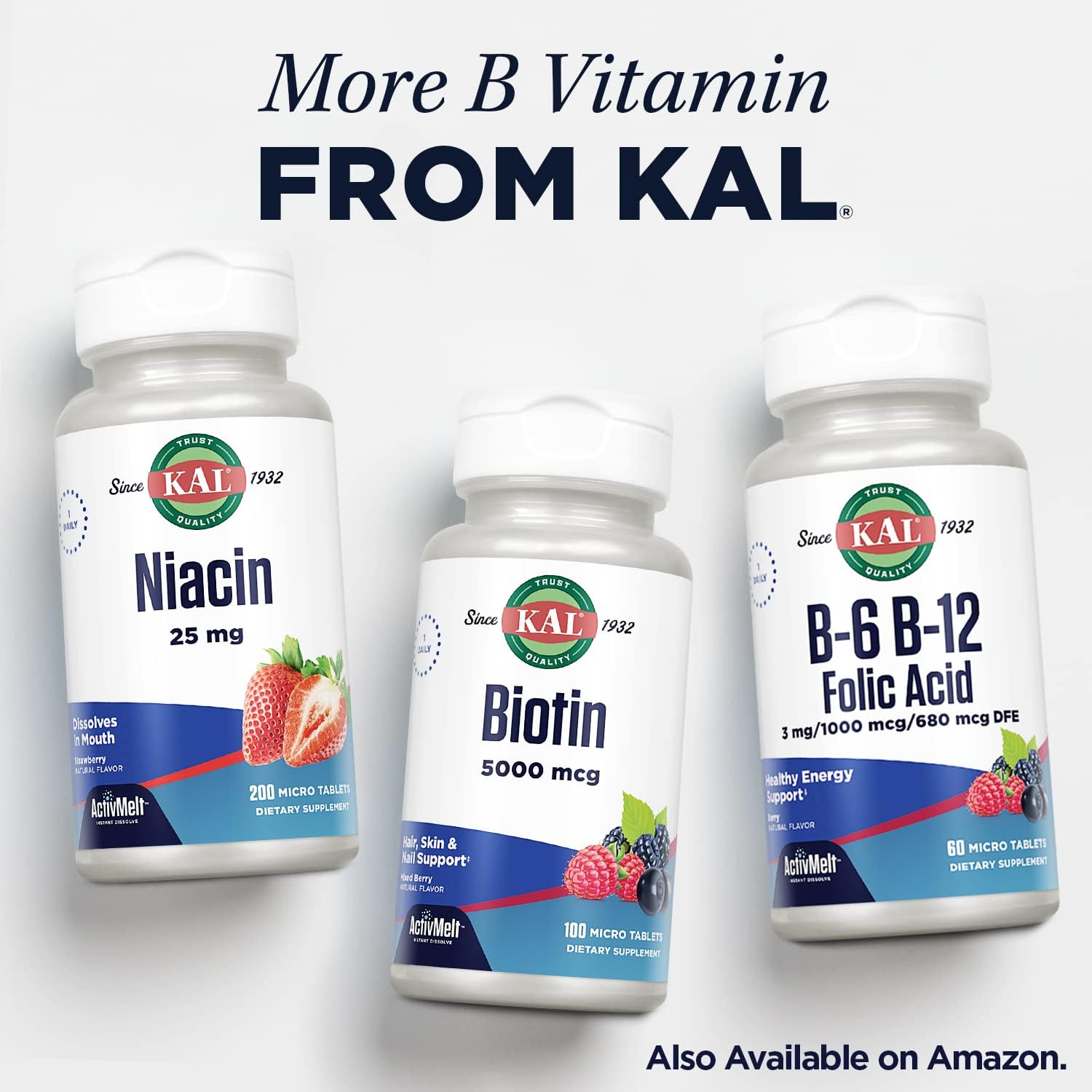 Kal Niacinamida 250 mg, 100 comprimidos