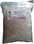 Capsule Connection Cápsulas Vacías de Pullulan Unidas, Tamaño 0, Veganas y Vegetarianas (500 uds)