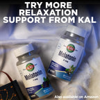 KAL Melatonina 3mg Comprimidos Sublinguales con Vitamina B6, 120 Comprimidos
