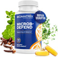 BioMatrix Microb-Defend: Disruptor de Biopelículas con Aceite de Orégano, Tomillo y Clavo (90 Cápsulas)
