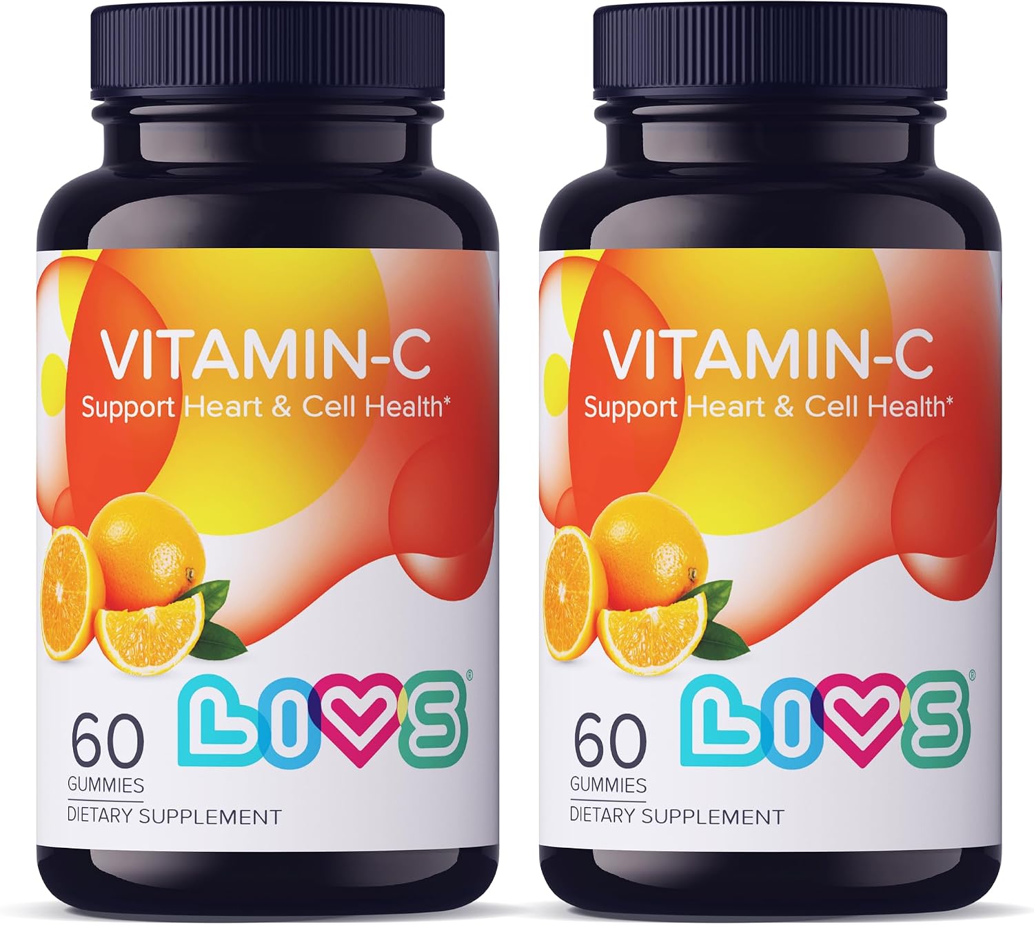 LIVS Gominolas de Vitamina C y Zinc para Adultos y Niños - 125mg Vitamina C y 20mg Zinc por Dosis - 45 Gominolas Veganas con Sabor a Limón