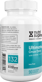 Nutri Supreme Ultimate Multivitamin - Complejo Multivitamínico para Hombres y Mujeres con Vitaminas Metiladas, 90 Días